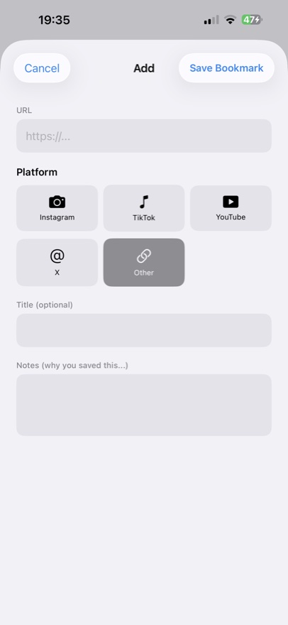 Tripmi screen