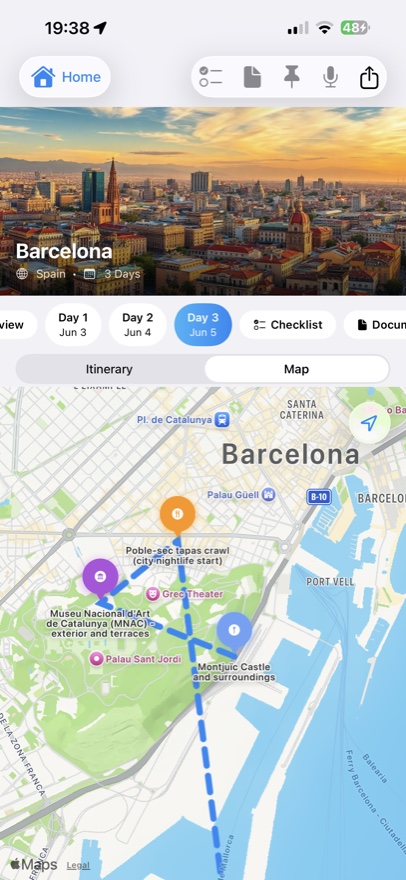 Tripmi map view